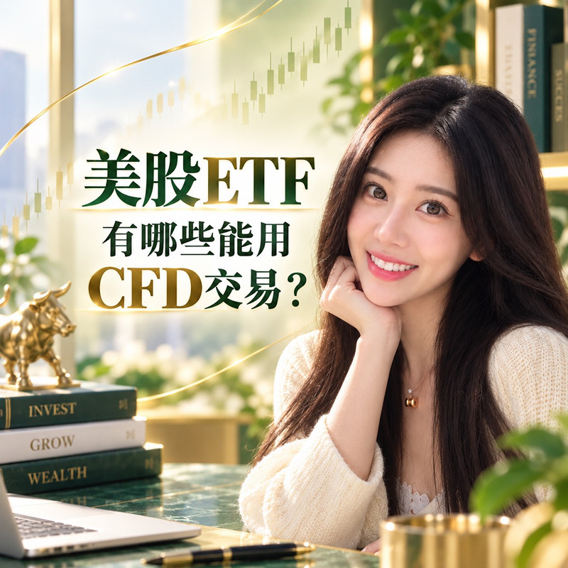 美股ETF有哪些能用CFD交易？ SPY、QQQ、黃金｜群益